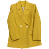 Elegant Vintage Women Casual Long Sleeve Solid Blazer Lapel Office Ladies Double Breasted Temperament Blazer Clothing