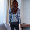 Elegant Ladies Blazer 2023 Spring Autumn Clothes Short Jacket Single Button Print Suit Coat Women Blazers Outerwear