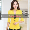 Elegant Ladies Blazers 2022 Fashion Single Button Blazer Women Suit Jacket Work Office Bussines Blazer Women Plus Size Blazer