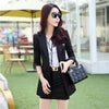 Elegant Ladies Blazers Fashion Red Black Yellow Blazer Women Suit Jacket Work Office Bussines Blazer Women Long sleeves Blazer