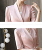 Elegant Pink Lady Professional Suit Summer 2022 Ladies Jacket Feminine Skirt Two-piece High-quality Suit