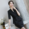 Elegant Pink Lady Professional Suit Summer 2022 Ladies Jacket Feminine Skirt Two-piece High-quality Suit