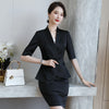 Elegant Pink Lady Professional Suit Summer 2022 Ladies Jacket Feminine Skirt Two-piece High-quality Suit