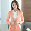 Elegant formal women blazers autumn temperament long-sleeve gray jacket office ladies plus size 4XL work wear coat