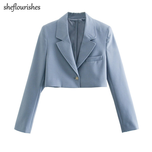 Elegant two piece set women vintage jacket summer single button blazer women korean blazer and skirt set ruched mini skirt blue