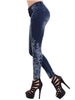 Embroidery High Waist Women Jeans Skinny Elastic Sexy & Club Female 2022 Pencil Pants Plus Size Stretch Jeans