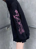 Emo Clothes Gothic Black Kpop Style Anime Graphic Pink Hoodies Sweatshirts Y2k Aesthetic Streetwear Long Sleeve Women Hoodie