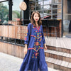 Ethnic dress 2022 Thai style seaside holiday super fairy long dress large loose casual beach skirt