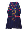 Ethnic dress 2022 Thai style seaside holiday super fairy long dress large loose casual beach skirt