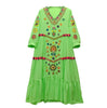 Ethnic dress 2022 Thai style seaside holiday super fairy long dress large loose casual beach skirt