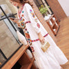 Ethnic dress 2022 Thai style seaside holiday super fairy long dress large loose casual beach skirt