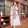 Ethnic dress 2022 Thai style seaside holiday super fairy long dress large loose casual beach skirt