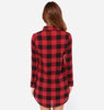 Europe America Blouse women's Plaid Models Autumn 2023 Women Blouses Wild Long Lattice Shirt Blusa Clothing Vestidos YFF6092