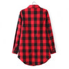 Europe America Blouse women's Plaid Models Autumn 2023 Women Blouses Wild Long Lattice Shirt Blusa Clothing Vestidos YFF6092