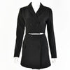 Europe and the United States pink temperament Slim short small suit short skirt suit summer women's two-piece