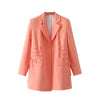 Europe and the United States the summer draw string suit jacket