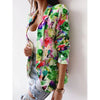 European and American printing spring jackets casual small suit