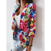 European and American printing spring jackets casual small suit