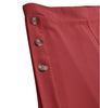 European and American style casual solid color open fold wide-leg pants