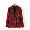 European and American tweed woolen various groups of casual suit jackets and skirt suits spring 2022 new