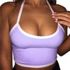 European style Women Boho Tank Bustier Bra Ladies Female Fashion Sexy Vest Crop Top Bralette Cami Solid Color elastic Tank