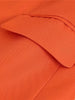 Evfer Office Lady Casual V-Neck Long Sleeve Solid Summer Long Blazers Girls Two Pockets Single Button Orange Slim Jacket Outwear