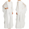 2022 New arrive high fashion casual jumpsuit full sleeve long jumpsuit white women sexy jumpsuit