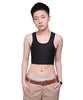 Les Lesbian Casual Breathable Buckle Short Chest Breast Binder Trans Vest Tops Plus Size w