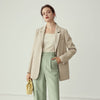 FANSILANEN Multicolour Autumn Winter Casual Blazer Women Office Lady Black Jacket Blazer Oversize Female Purple Blazer Coat 2022