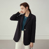 FANSILANEN Multicolour Autumn Winter Casual Blazer Women Office Lady Black Jacket Blazer Oversize Female Purple Blazer Coat 2022