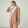 FANSILANEN Multicolour Autumn Winter Casual Blazer Women Office Lady Black Jacket Blazer Oversize Female Purple Blazer Coat 2022