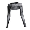Fashion European style Womens Tops Summer Women Vest Perspective Tank Tops Halter Vest Smock Sexy bustier Mesh crop top
