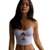 Women T shirt 2022 Cunt Camis Tank Tops Sexy Sleeveless cropped white crop top Tracksuit Women T shirt Camisole