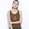 FREEARMY Sleeveless tshirts Women Tank Top Star Print Fashion Brand Summer Female Vest Singlets Cotton Slim Fitness Tops Tees