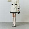 FSLE Short Ladies Temperament Coat Women Autumn Winter Celebrity Suit Skirt Elegant Commuter Female Design Sense Two-piece Set