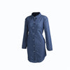 Factory Direct s Women Denim Jeans Dress Button Summer Long Sleeve Casual Tops Shirt Dress