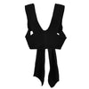 Fairy Grunge Sleeveless Knitted Crop Sweater Sexy Autumn Summer White Black Chic Vest Casual Jumper Top Female Pullovers