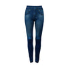 Fake Pockets Women Denim Jeans Seamless Sexy Skinny Leggings Stretchy Slim Pants Stylish Elastic Solid Color Leggings New