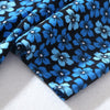 Fall 19 one off collar small floral print 3 / 4 sleeve kink pleat waist slim mid length dress