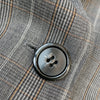 Fall 2022 Retro Plaid Yarn-dyed Lapel Loose Suit Jacket Women