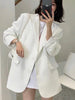 Fall Jacket for Women Grace Solid Color Casual Pocket Design Style Professional Office Lady Women Jacket Suit Blazer