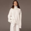 Fall Winter Turtleneck Pullover Women Casual Knitted Sweater Loose Elegant Long Sleeve Thick Jumper Female Retro Solid Knitwear