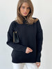Fall Winter Turtleneck Sweater Women Solid Loose Knitted Pullover Oversized Casual Long Sleeve Jumper Female Thick Warm Knitwear