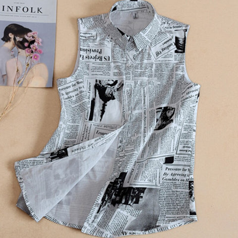 False Collar Lapel Blouse necktie collar White grey Fake collar Removable Detachable English newspaper printing shirt collar