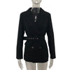 Fandy Lokar Double Breasted Blazers Women Office Lady Jackets Women Elegant Tie Belt Notched Pockets Suit Female Ladies