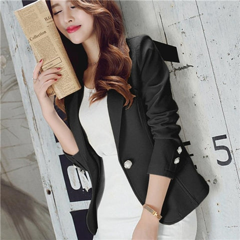 Fashion Women's Blazers And Jackets New Long-sleeved Small Women Suit Version Slim Ladies Blazer For Female