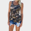 Fashion 2022 Summer New Women Tank Tops Womens Wild Camouflage Sleeveless Tanks Female Vest Females Streetwear Plus Size S-5XL