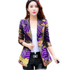 Fashion African Print Women Suit Jacket Africa Festive Ladies Long Sleeve Tailored Blazers Jacket  Party Cutomize Africa Costume