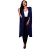 Fashion Blazer Cape Coats Long Solid Cloak  Blazer Jackets Popular Red and Black Cape Blazers Personality Woman Suit Jackets