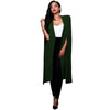Fashion Blazer Cape Coats Long Solid Cloak  Blazer Jackets Popular Red and Black Cape Blazers Personality Woman Suit Jackets